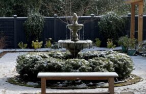 Fountain in Snow 2