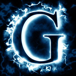 Lightning letter G