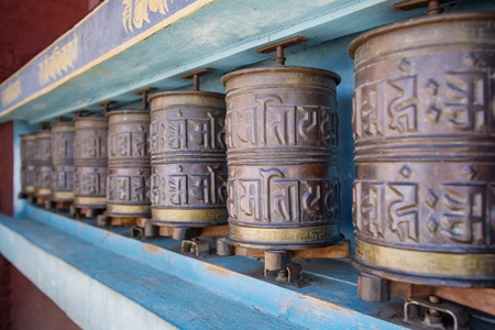 Tibetan religion symbols in Nepal