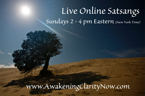 nonduality satsang online live fred davis