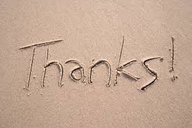 thanks in sand